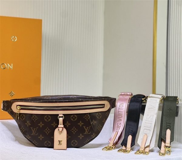 Top quality leather waist bag size:37*14*13cm LOV #30400