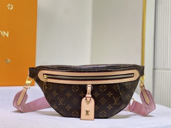 Top quality leather waist bag size:37*14*13cm LOV #30400