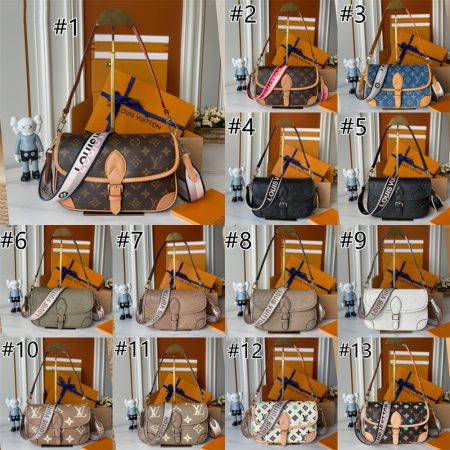 Top quality leather shoulder bag size:25*9*15cm LOV #30420