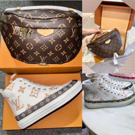 High quality sneaker & waist bag free shipping LOV #30450