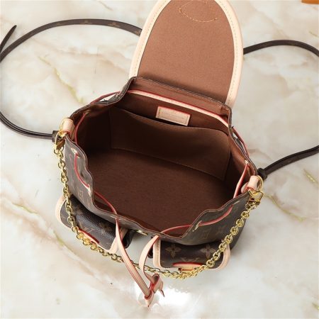 Top quality leather backpack size:21*23*10cm LOV #30451 - Image 3