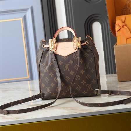 Top quality leather backpack size:21*23*10cm LOV #30451 - Image 2