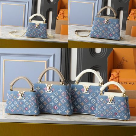 Top quality denim handbag size:21cm/27cm LOV #30452