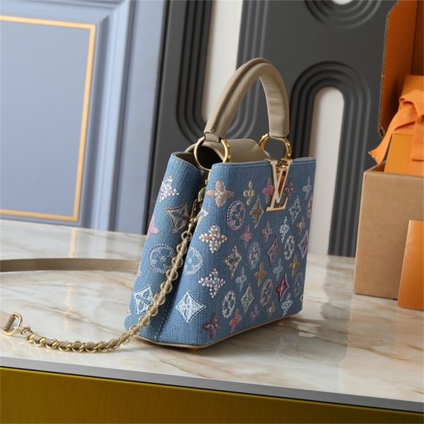 Top quality denim handbag size:21cm/27cm LOV #30452