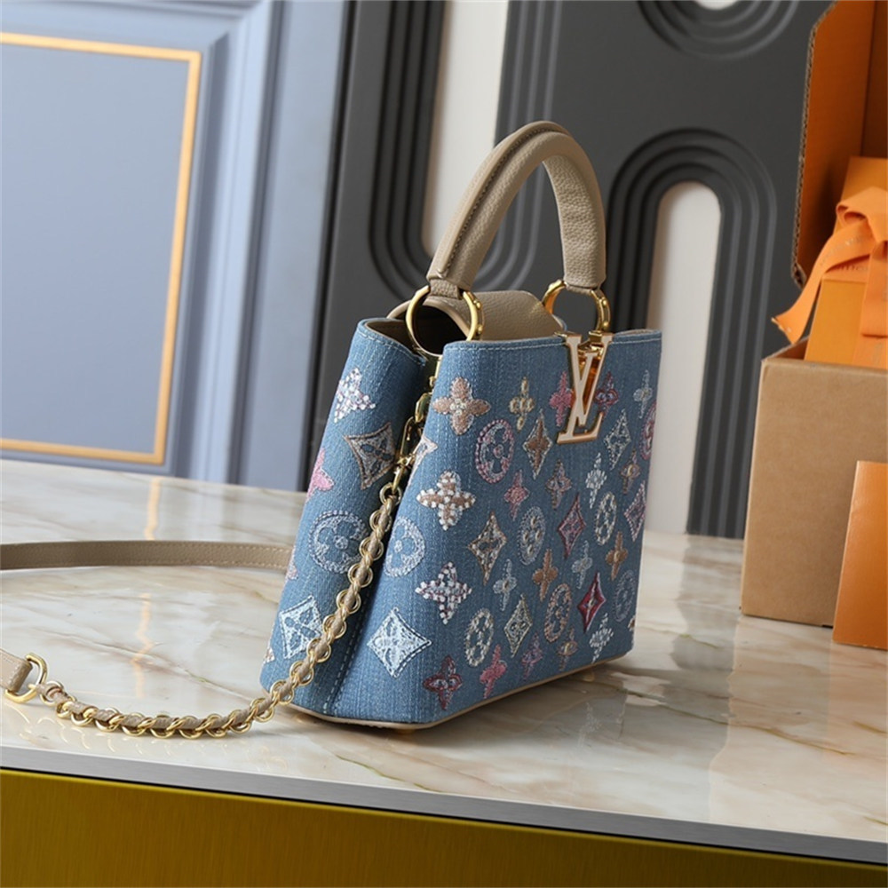 Top quality denim handbag size:21cm/27cm LOV #30452 - Image 2