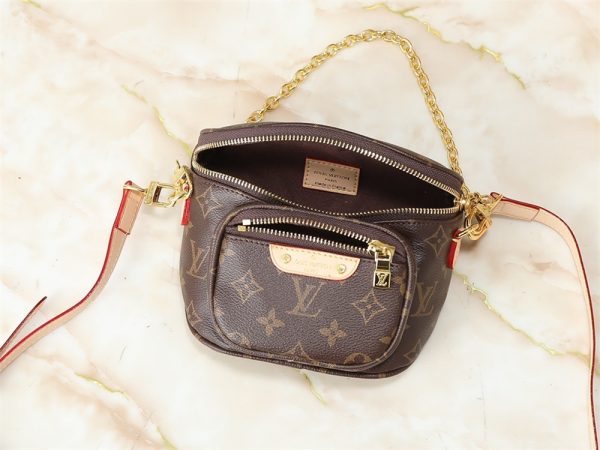 Top quality leather waist bag size:17*12*9.5cm LOV #30454