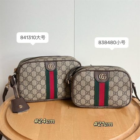 Top quality leather camera bag size:21cm/24cm GUI #30457