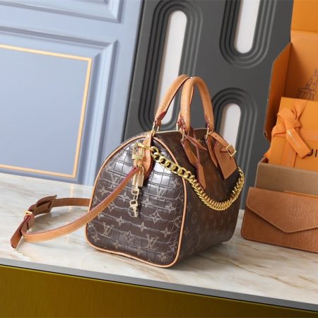 Top qulaity leather handbag speedy size:25cm/30cm LOV #30463 - Image 2