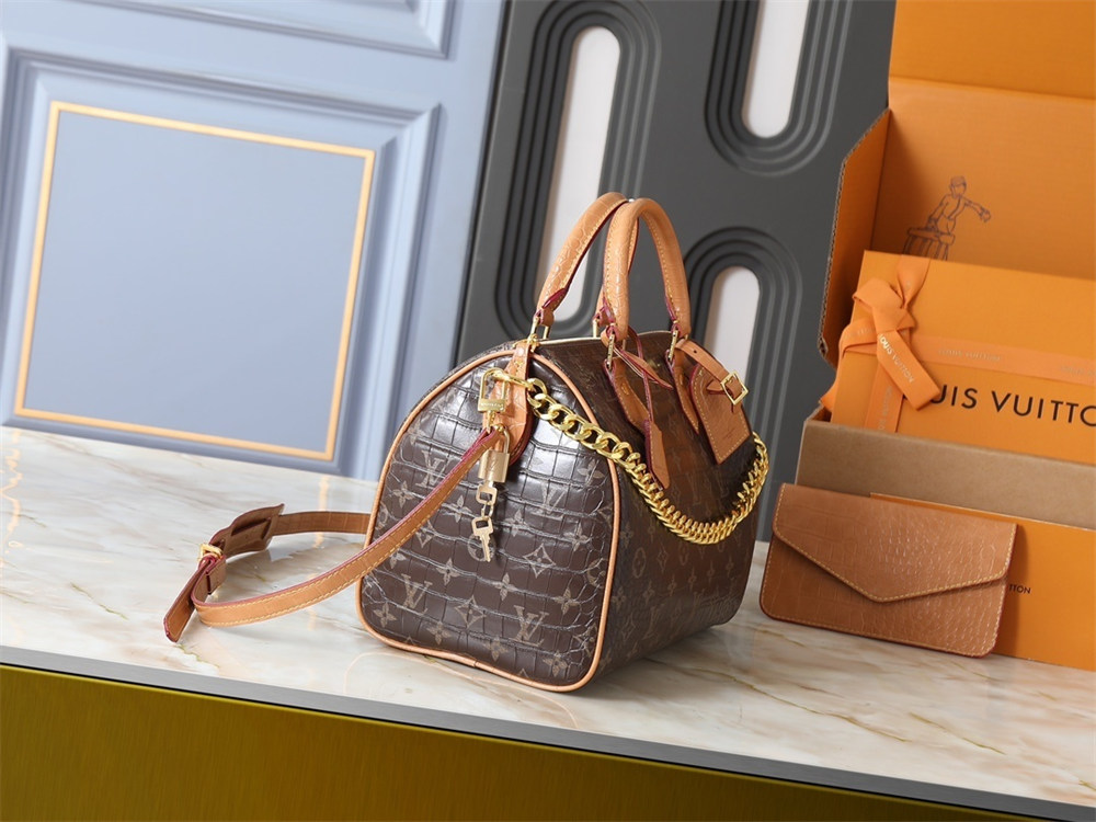 Top qulaity leather handbag speedy size:25cm/30cm LOV #30463 - Image 2