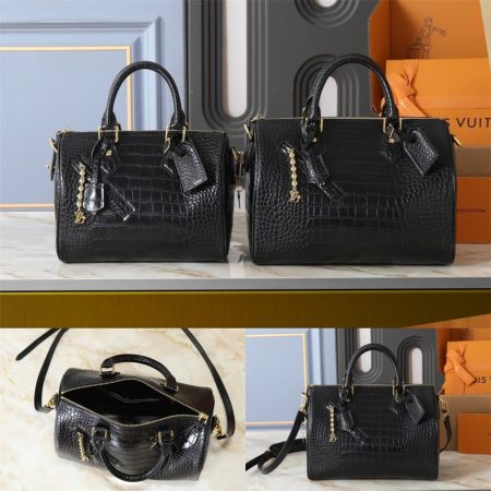 Top qulaity leather handbag speedy size:25cm/30cm LOV #30464 - Image 2