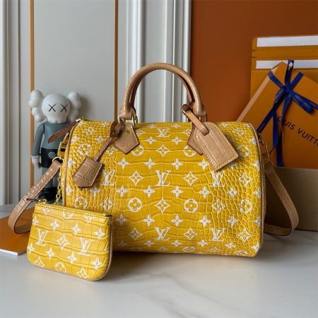 Top qulaity leather handbag speedy size:25cm/30cm LOV #30464 - Image 4