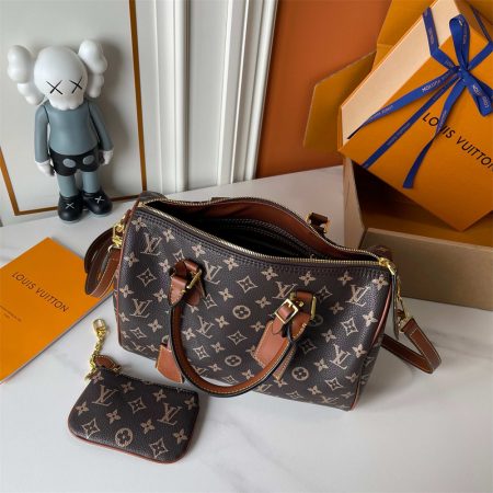 Top qulaity leather handbag speedy size:25cm/30cm LOV #30481 - Image 2
