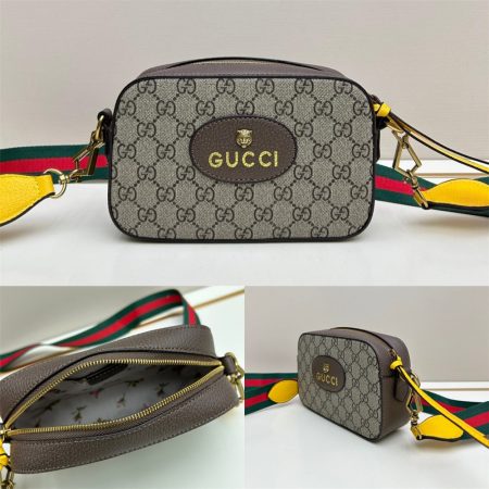 Top quality leather camera bag size:24*15*7.5cm GUI #30483