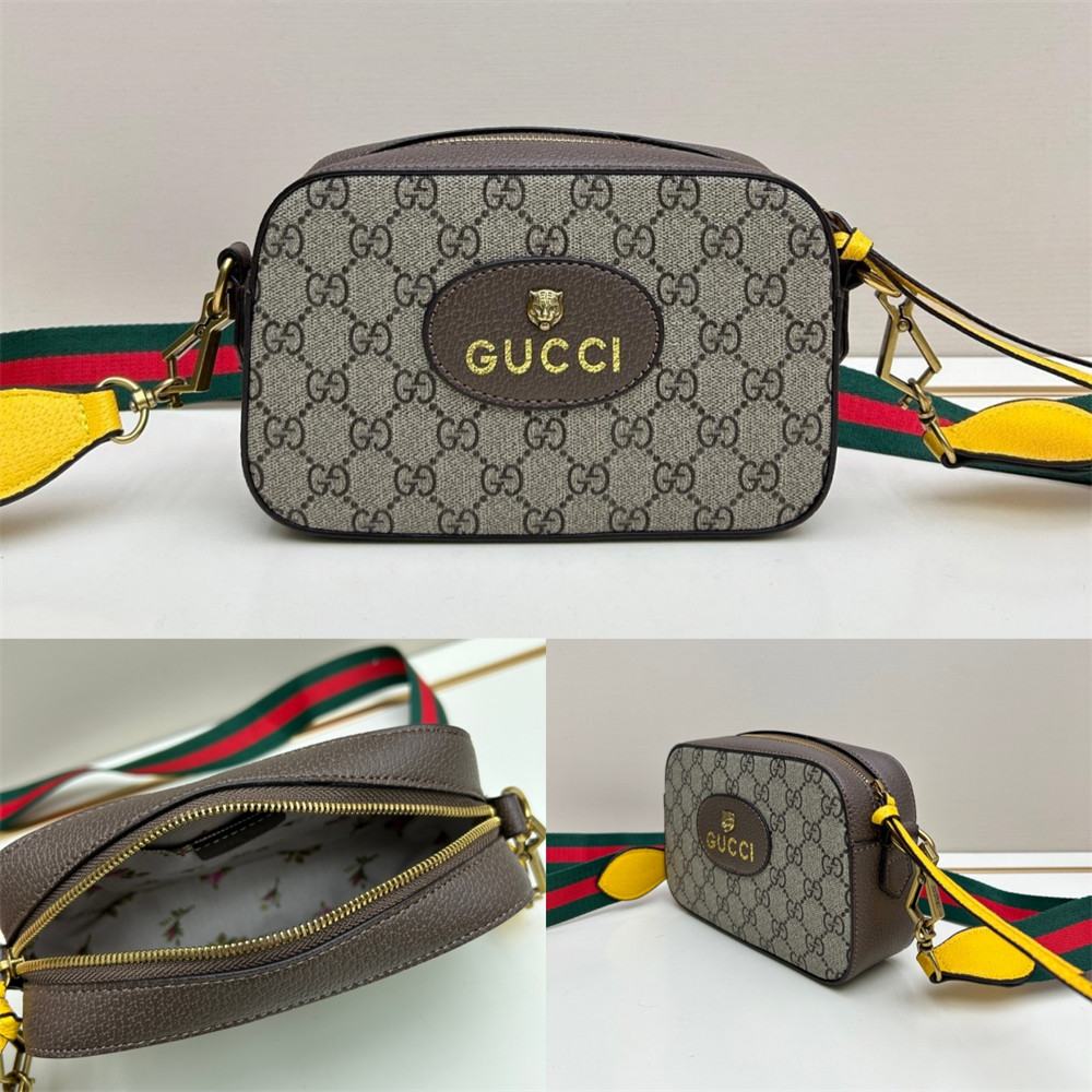 Top quality leather camera bag size:24*15*7.5cm GUI #30483 - Image 1