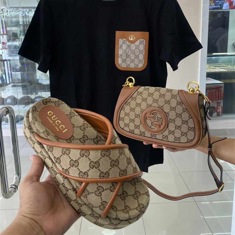 High quality slipper & shoulder bag free shipping GUI #30507 - Image 1