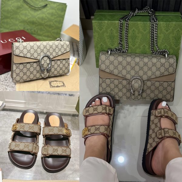 High quality slipper & shoulder bag free shipping GUI #30513