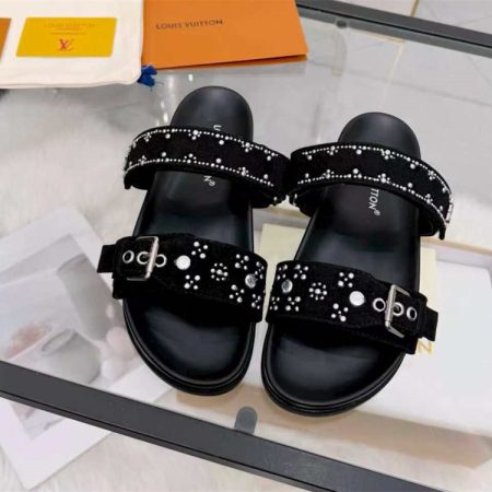 High quality couple slipper size:5-11 with box LOV #30539 - Image 2