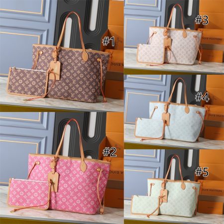 Top quality denim Tote bag neverful size:31*28*14cm LOV #30587