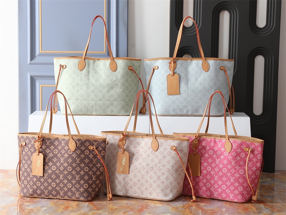 Top quality denim Tote bag neverful size:31*28*14cm LOV #30587 - Image 2