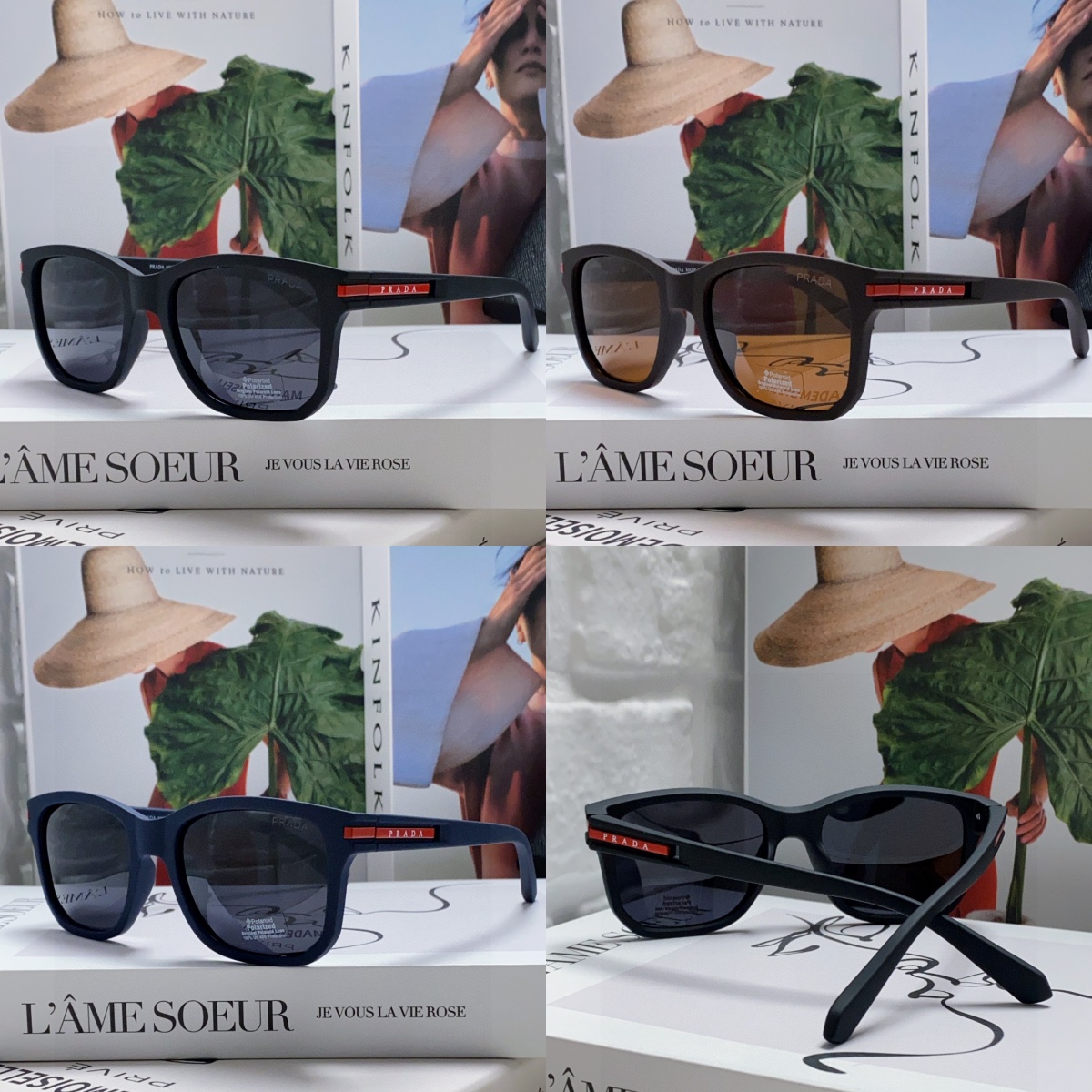 High quality sunglass with box PRA #30596 - Image 1