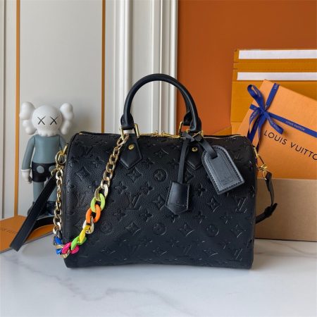 Top qulaity leather handbag speedy size:30*21cm LOV #30606
