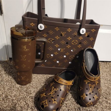 High quality slipper & Tote bag & cup free shipping LOV #30612