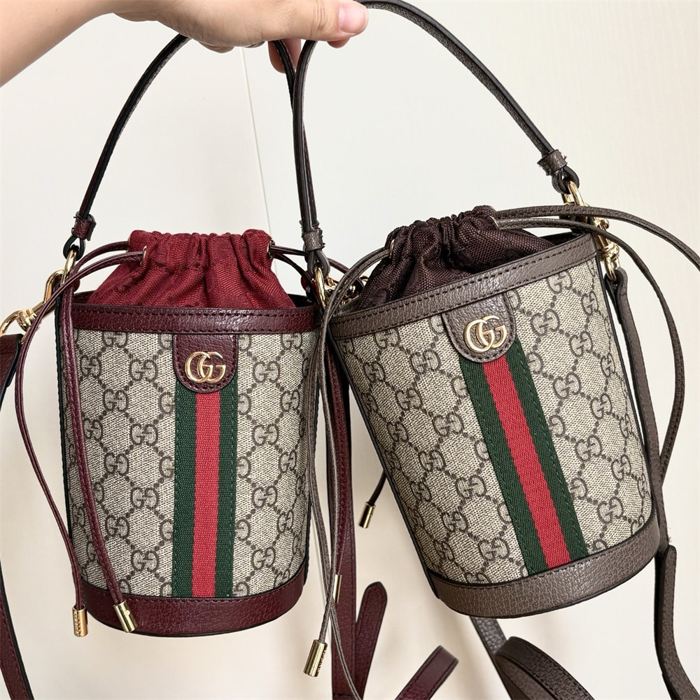 Top quality leather bucket bag size:11.5*20*8cm GUI #30615 - Image 1