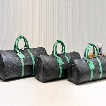 Top quality leather duffel luggage bag size:45cm/50cm/55cm LOV #30617