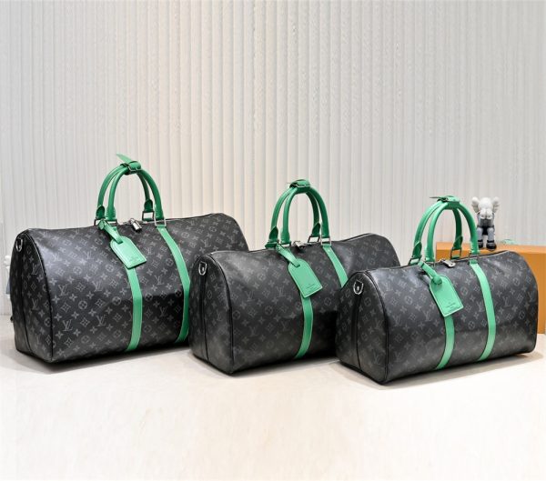 Top quality leather duffel luggage bag size:45cm/50cm/55cm LOV #30617