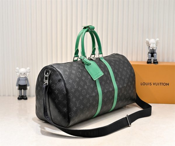 Top quality leather duffel luggage bag size:45cm/50cm/55cm LOV #30617