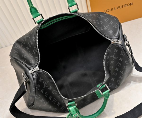 Top quality leather duffel luggage bag size:45cm/50cm/55cm LOV #30617