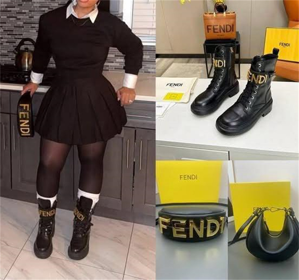 High quality boots & handbag set free shipping FEI #30649 - Image 1