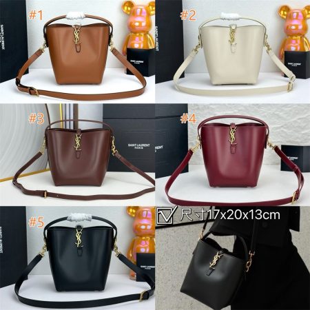 Top quality leather bucket bag size:15cm/20cm/26cm LSY #30653