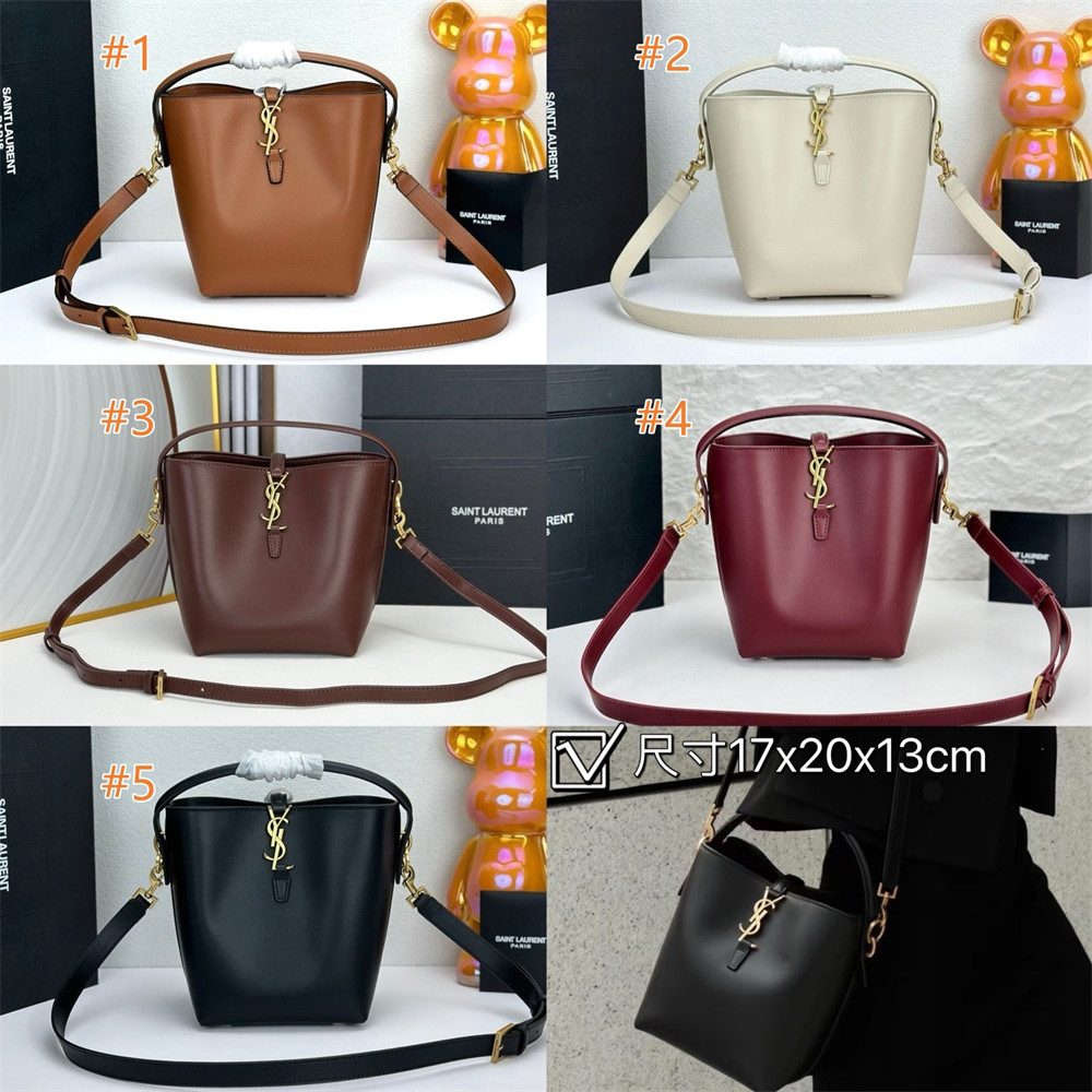Top quality leather bucket bag size:15cm/20cm/26cm LSY #30653 - Image 1