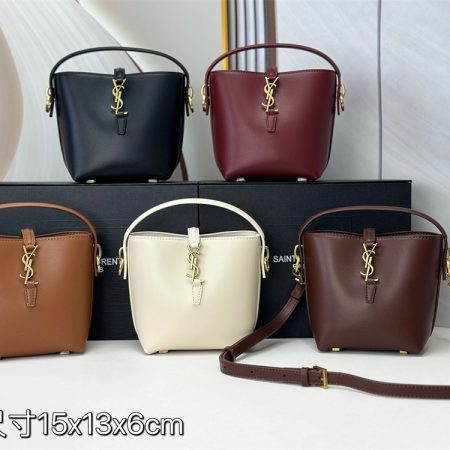Top quality leather bucket bag size:15cm/20cm/26cm LSY #30653 - Image 2