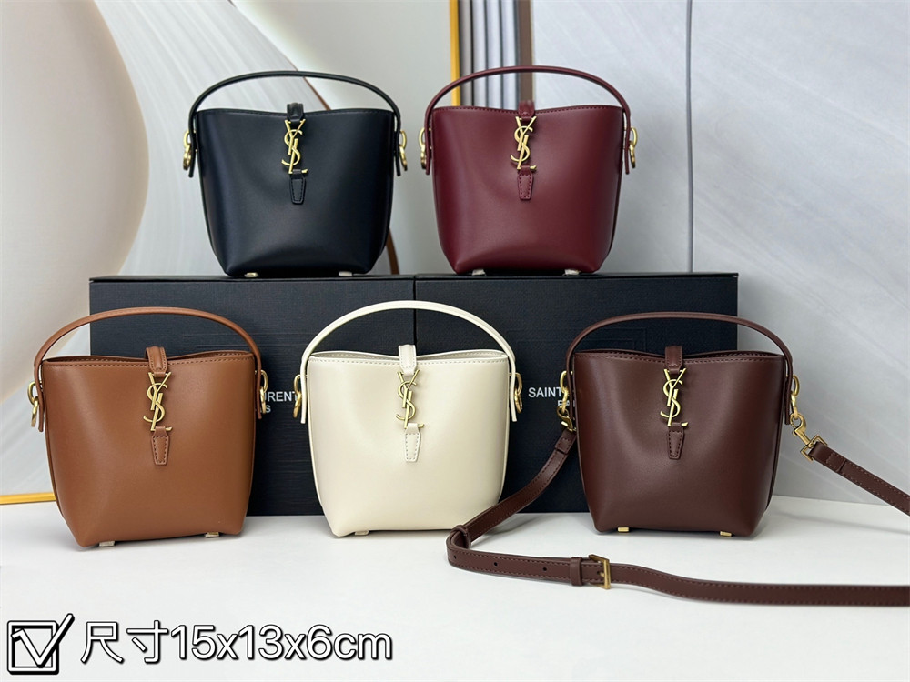 Top quality leather bucket bag size:15cm/20cm/26cm LSY #30653 - Image 2
