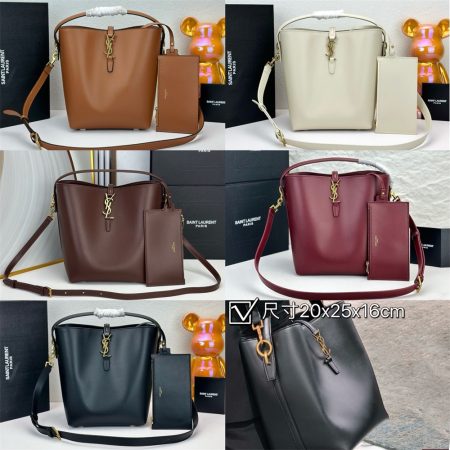Top quality leather bucket bag size:15cm/20cm/26cm LSY #30653 - Image 3