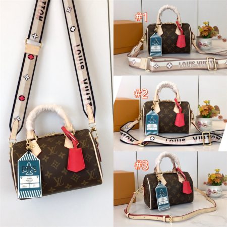 Top quality leather handbag speedy size:20.5*13.5*12cm LOV #30673