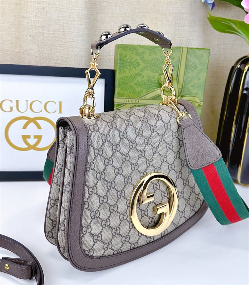 Top quality leather shoulder bag size:29*22*7cm GUI #30681 - Image 2