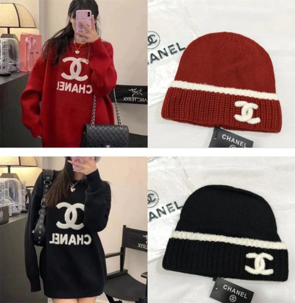 Wholesale fashion sweater & Knitted hat set CHL #30682
