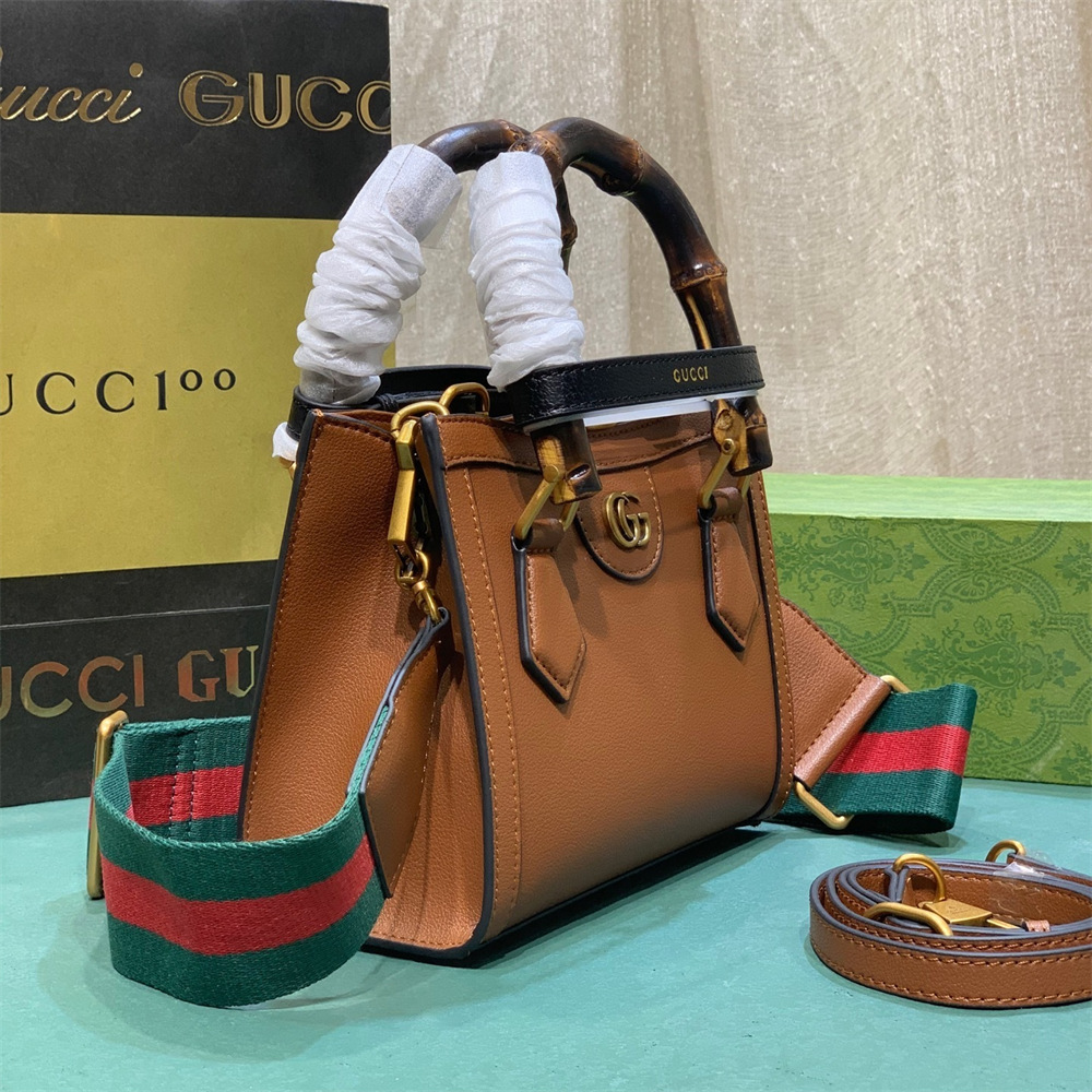 Top quality leather Tote bag size:20*16*10cm GUI #30696 - Image 2