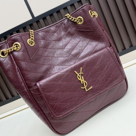 Top quality leather shoulder bag size:41*30*9cm LSY #30698 - Image 2