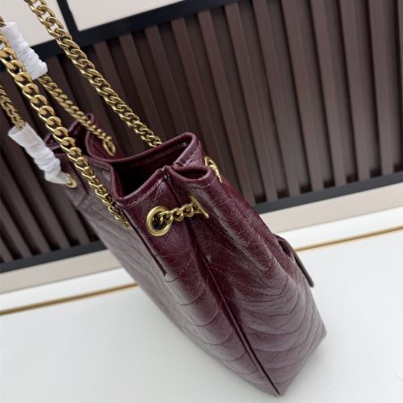 Top quality leather shoulder bag size:41*30*9cm LSY #30698 - Image 3