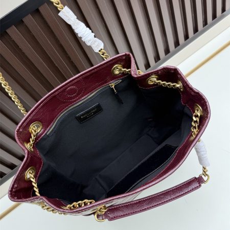 Top quality leather shoulder bag size:41*30*9cm LSY #30698 - Image 4