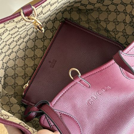 Top quality leather Tote bag size:21cm/30cm GUI #30733 - Image 5