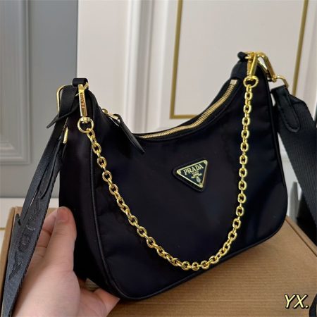 High quality shoulder bag size24*12cm PRA #30739 - Image 2