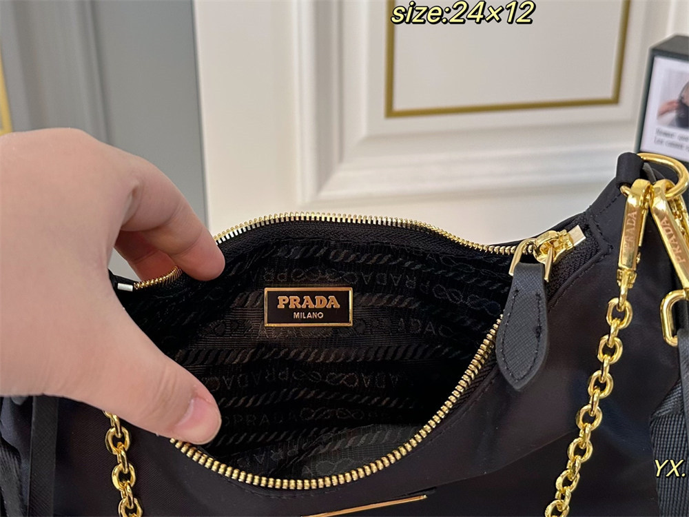 High quality shoulder bag size24*12cm PRA #30739 - Image 3