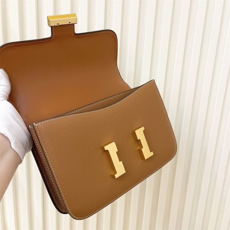 Top quality leatherf shoulder bag size:19cm/24cm HEM #30766 - Image 4