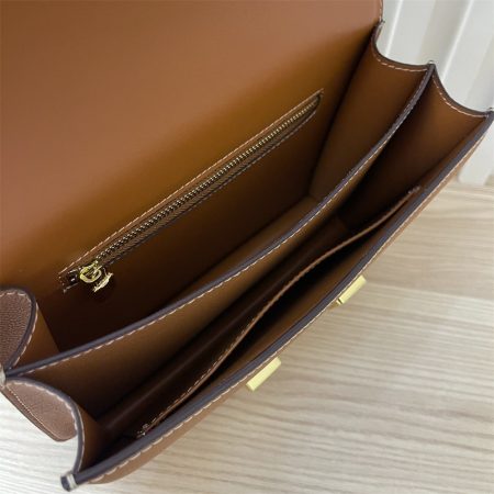 Top quality leatherf shoulder bag size:19cm/24cm HEM #30766 - Image 5