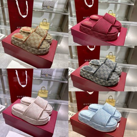 High quality slipper size:5-13 with box GUI #30799